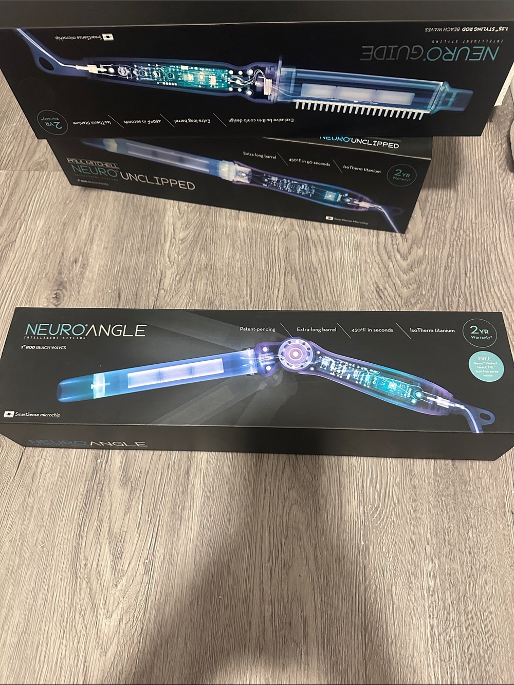 1" Hair Iron Styler - Blue